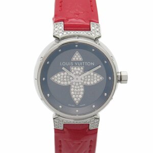  Louis * Vuitton язык b-ru four ever наручные часы часы бренд off LOUIS VUITTON наручные часы SS/ кожа б/у женский 