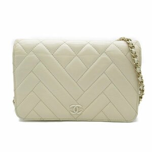 シャネル チェーンウォレット ブランドオフ CHANEL カーフ（牛革） ショルダーバッグ カーフ 中古 レディース