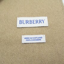 バーバリー マフラー ブランドオフ BURBERRY カシミヤ マフラー カシミヤ メンズ レディース_画像5