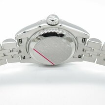 ロレックス デイトジャスト D番 腕時計 ウォッチ ブランドオフ ROLEX K18WG（ホワイトゴールド） 腕時計 WG/SS 中古 レディース_画像6
