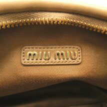 ミュウ ミュウ マテラッセ ハンドバッグ ブランドオフ Miu Miu レザー ハンドバッグ レザー レディース_画像9