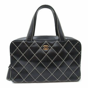 シャネル ワイルドステッチ ハンドバッグ ブランドオフ CHANEL カーフ（牛革） ハンドバッグ カーフ 中古 レディース