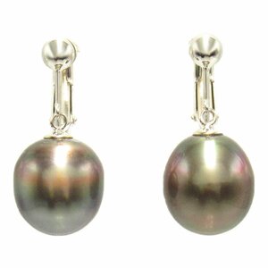 tasaki black pearl earrings brand off TASAKI other earrings K14WG used lady's 