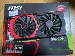 ★動作確認済み中古★MSI★GeForce GTX 980 Ti GAMING 6G★①