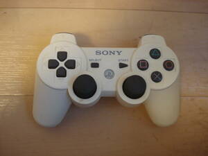 P*SONY PS3 original controller dual shock 3 white * postage 350 jpy 