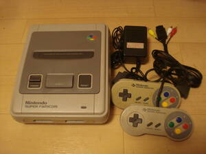 X* nintendo Super Famicom body middle period type SFC accessory have work properly superior article * cheap postage!