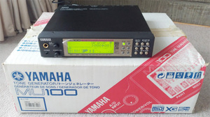  beautiful goods YAMAHA MU100l Yamaha, one owner, original box attaching,XG sound module,DTM, tone generator 