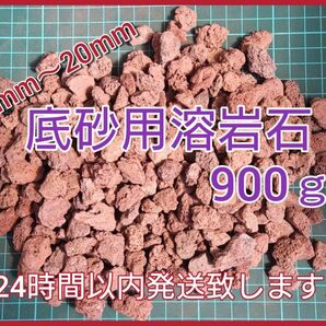 底砂用溶岩石900ｇ（10mm～20mm）