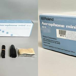 良品 ローランド AE-01 エアロフォン ミニ マウスピース コード ストラップ 取説 電池新品交換済み 箱付き 通電OKの画像10