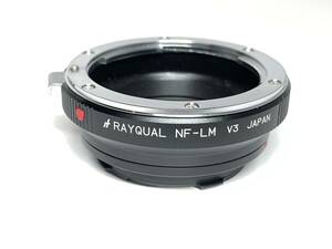 RAYQUAL マウントアダプター NF-LM レンズ側ニコンF ボディ側ライカM