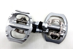 SHIMANO シマノ 片面SPDペダル ビンディングペダル PD-A530 シルバー 