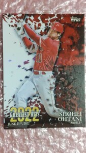 込即決 2023 Topps 2022’s Greatest Hits 22GH-16 Shohei Ohtani 大谷翔平 レインボーフォイル/ホロカード 史上初2度目満票MVP ドジャース