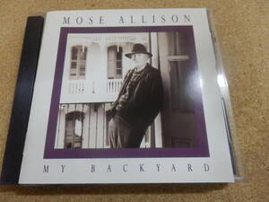 CD輸入盤;MOSE ALLISON/MY BACKYARD