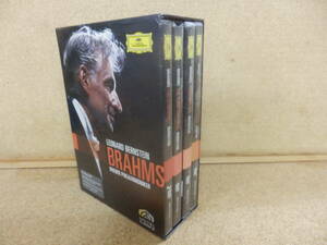 DVD輸入盤;バーンスタイン，ウィーンフィル「BRAHMS;Symphonies,Violin concerto」＊ケース損傷