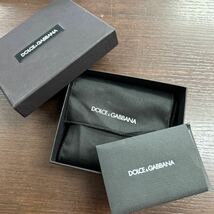 美品　ドルチェ&ガッバーナ DOLCE&GABBANA レザー メンズ 2つ折り財布 ブラック AZ602 BP1321 80999_画像8