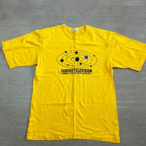 1992年　24時間TV15　愛の歌声は地球を救うTシャツ 　サイズL　Tシャツ