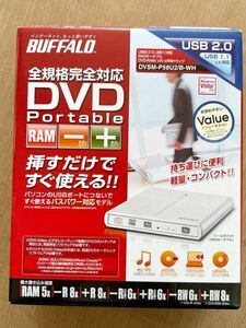  не использовался товар BUFFALO установленный снаружи портативный DVD Drive DVSM-P58U2/B