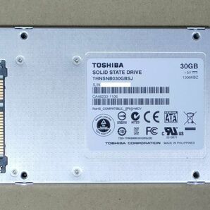 Windows98SE入り  TOSHIBA THNSNB030GBSJ 30GB SATAタイプ 2.5インチ SSDの画像1