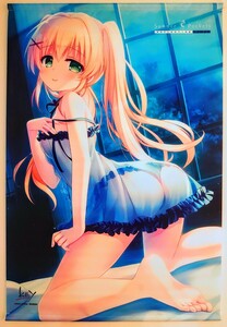 送料350円～ 中古・即決●紬 ヴェンダース 描き下ろし B2 タペストリー Summer Pockets Key サマーポケッツ 正規品 同梱可能