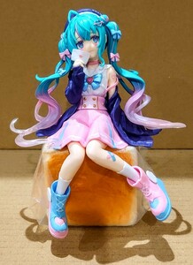 送料300円～ 中古・即決●初音ミク ぬーどるストッパー フィギュア 恋するセーラー服 ピンクver. ボカロ 正規品 同梱可能