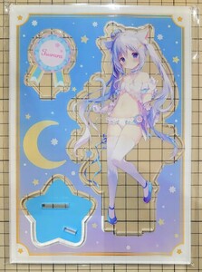 送料200円 新品・即決●しらたま オンリーショップ つらら innocent Moonlight アクリル フィギュア スタンド A5 しらたまこ 同梱可