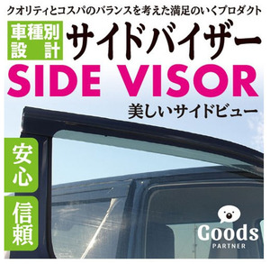 《送料無料(沖縄・離島除く)》トヨタ アルファード・ヴェルファイア 30系 サイドバイザー ドアバイザー 国産両面テープ ステンレスモール付