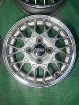 鍛造！ BBS スバル ヴィヴィオ 純正 オプション 13インチ 4穴 PCD100 4J オフセット45 ハブ径60㎜ ホイール4本 セット FORGED_画像3