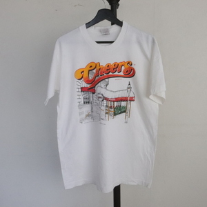 g226 90sビンテージ フルーツオブザルーム 半袖プリントTシャツ■1990年代製 表記Mサイズ ホワイト 白 アメカジ 古着 古着卸 激安 希少