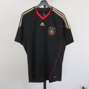 X378 2000年代製 Adidas アディダス ゲームTシャツ■00s 表記Lサイズ 古着 アメカジ ストリート ブラック サッカー 90s 80s 70s 60s 古着卸