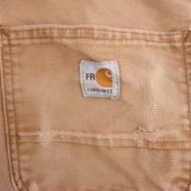 a243 2008年製ビンテージ Carhartt カーハート ペインターパンツ■00s 表記38インチ BRN ダック FR ブラウン 古着 アメカジ ストリート 90s_画像3