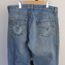 V357 90sビンテージ リーバイス 501 デニムパンツ■1990年代製 表記36インチ LEVIS ブルー アメカジ Gパン ジーンズ ストリート 80s 70s_画像9