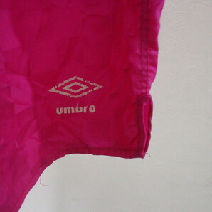 A446 90sビンテージ UMBRO ナイロンショーツ■1990年代製 表記Mサイズ USA製 ピンクパープル アンブロ アメカジ スポーツ 古着 古着卸 80sの画像6