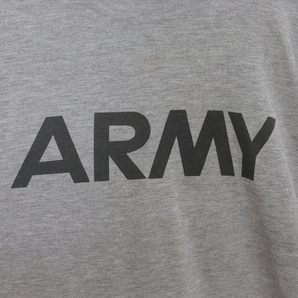 Z283 90sビンテージ SOFFE 半袖プリントTシャツ USA製■1990年代製 表記Lサイズ グレー 灰色 ARMY アメカジ ストリート 古着卸 古着 80sの画像4