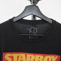 B328 2000年代製 XO ウィークエンド STARBOY プリントTシャツ R＆B■00s 表記XLサイズ 黒 ブラック アメカジ ストリート アート 古着卸 90s_画像4