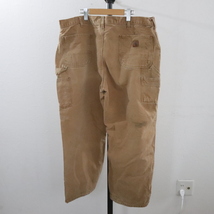 B338 2000年代製 carhartt カーハート ダック ペインターパンツ■00s 表記42インチ ブラウン BRN アメカジ ストリート 古着 古着卸 90s 80s_画像2