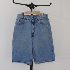 T275 90sビンテージ USA製 LEVIS リーバイス デニムハーフパンツ■1990年代製 表記30インチ ブルー 550 アメカジ ストリート 古着卸 激安