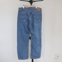 V441 2009年製ビンテージ Levis リーバイス デニムパンツ■00s 表記34インチ ブルー 青 アメカジ ストリート 古着 古着卸 オールド 激安_画像2