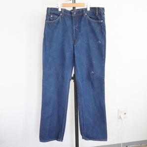 V477 80sビンテージ Levis リーバイス 517 デニムパンツ USA製■1980年代製 表記40インチ ネイビー ブーツカット アメカジ ストリート 70sの画像1