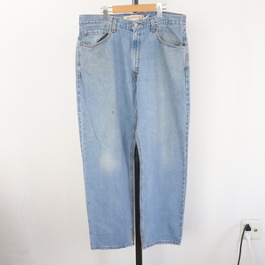 i53 2005年製ビンテージ Levis リーバイス 550 デニムパンツ■00s 表記36インチ ブルー 青 バギー ジーンズ ジーパン アメカジ 古着卸 古着の画像1