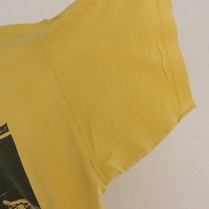 E453 2000年代製 M＆O THEDIRTYNIL 半袖Tシャツ■00s 表記Lサイズ ロック バンド 古着アメカジストリート イエロー 黄色 90s 80s 70s 60sの画像7