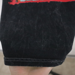 Z325 2000年代製 半袖プリントTシャツ■00s 表記Mサイズ ブラック 黒 ボーイズンザフット アイスキューブ アメカジ 古着 古着卸 オールドの画像6