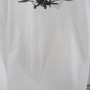 Z362 90sビンテージ フルーツオブザルーム 半袖Tシャツ USA製■1990年代製 表記Lサイズ 白 古着 アメカジ ストリート シングルステッチ 80sの画像6