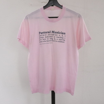 Z363 80sビンテージ スクリーンスターズ 半袖Tシャツ■1980年代製 約Sサイズ 古着 アメカジ ストリート ピンク シングルステッチ 90s 70s_画像1
