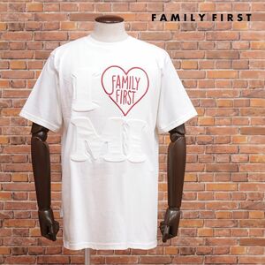 1円/23春夏/FAMILY FIRST MILANO/XLサイズ/訳 Tシャツ TS2318 刺繍 エンブロイダリー イタリア製 半袖 新品/白/ホワイト/ic123/