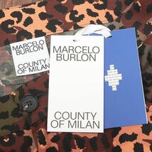 1円/23SS/MARCELO BURLON/46サイズ/パンツ CMCA190S23FAB001 ANIMALIER WOOL ヒョウ アニマル柄 イタリア製 新品/茶色/ブラウン/ib458/_画像7