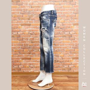 1円/春夏/DSQUARED2/IT38サイズ/S72LB0486 デニム パンツ COOL GIRL CROPPED JEAN ディースクエアード 新品/青/ブルー/iy315/の画像2