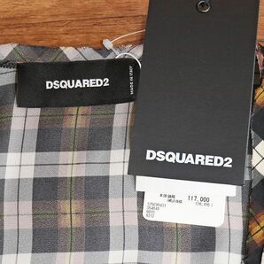 1円/DSQUARED2/IT38サイズ/S75CV0431 ヨーク切替 チェック ワンピース イタリア製 ディースクエアード 新品/茶色/ブラウン/iy240/の画像5