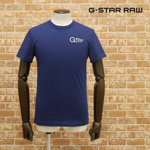 1円/G-STAR RAW/XXSサイズ/Tシャツ ART＃3 R T S/S D12282.3361.1305 伸縮 ワンポイント ロゴ 半袖 新品/紺/ネイビー/ga221/