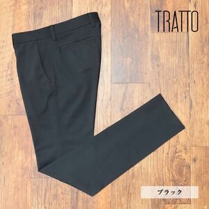 TRATTO/91cm/美脚パンツ SOLDEFENDER 接触冷感 遮熱 UVケア 透け防止 ストレッチ快適 ゴルフ 機能性 新品/黒/ブラック/ic313/