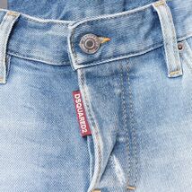 DSQUARED2/42サイズ/デニムパンツ S74LB0738 SEXY TWIST JEAN ダメージ パッチワーク加工 イタリア製 新品/青/ブルー/id135d/_画像5